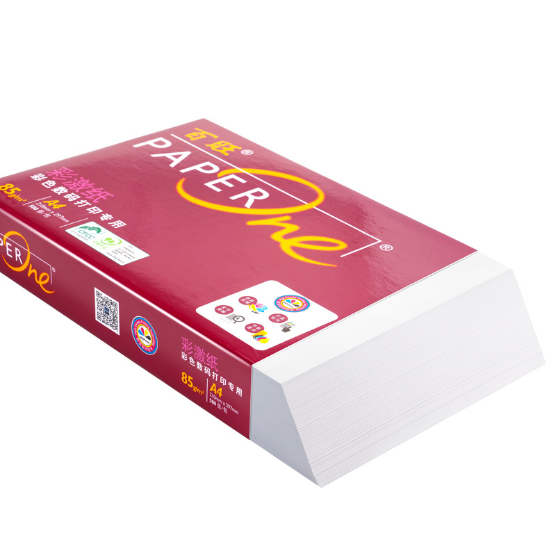 百旺 A4 85g 红百旺 复印纸 500张/包 白色 5包/箱按（箱）销售