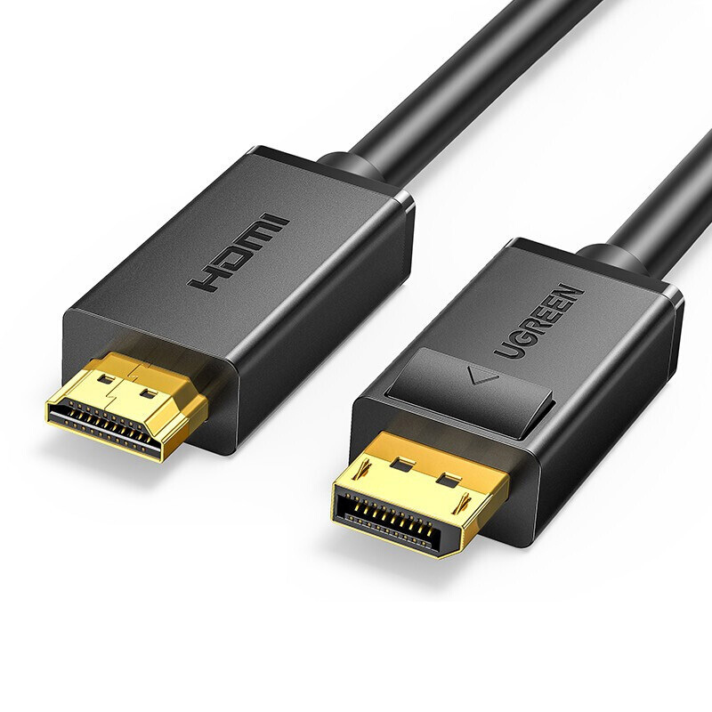 绿联 10203 DP转HDMI 电脑电视视频转换线 3米 黑色 4K高清连接线 1.2版 DisplayPort转hdmi公对公按个销售 绿联 10203 DP转HDMI 电脑电视视频转换线 3米 黑色 4K高清连接线 1.2版 DisplayPort转hdmi公对公按个销售