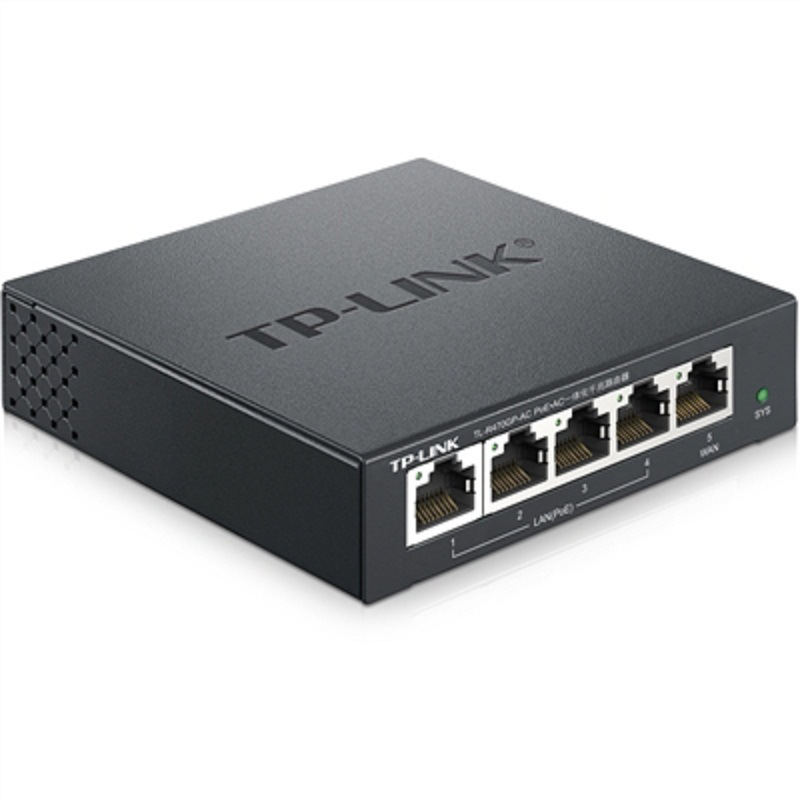 TP-LINK TL-R470GP-AC PoE供电·AP管理一体化企业级路由器 5口千兆 黑色按个销售
