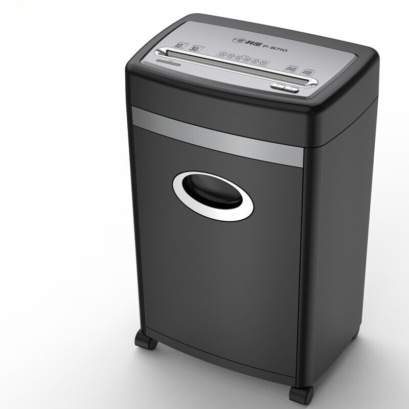 科密 P-8710 睿密系列碎纸机 碎纸10张 黑色 纸箱按（台）销售