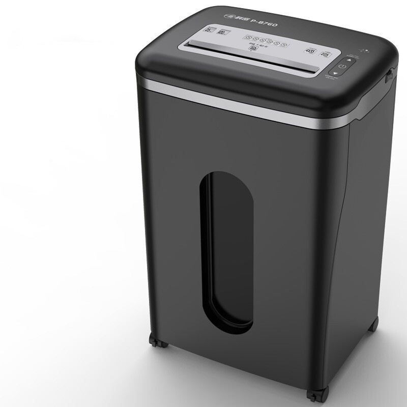科密 P-8760 睿密系列碎纸机 碎纸28张，碎光盘、卡 黑色 纸箱按（台）销售