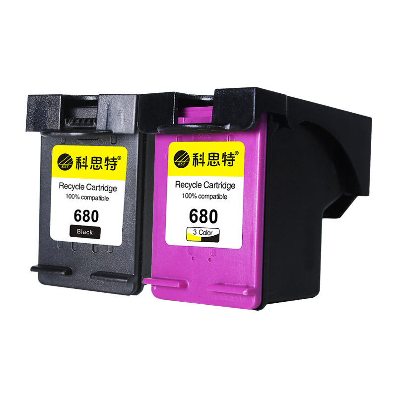 科思特 K HP 680XL BK 专业版墨盒 600页 黑色 适用惠普DeskJet2138/3638/3636/3838/4678/4538按（个）销售