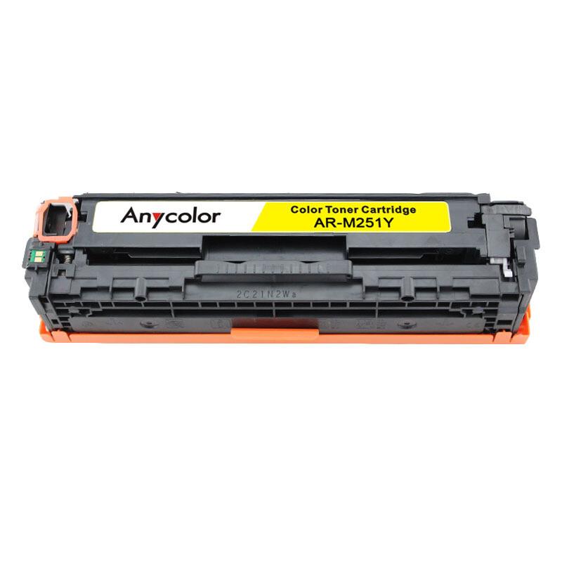 欣彩 AR-M251Y 专业版硒鼓 1800页 黄色 适用于惠普HP LaserJet M251n M276fn M276fnw 1800按个销售