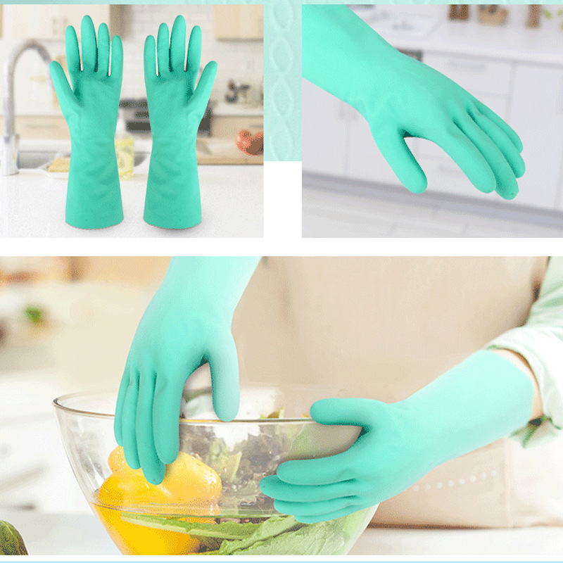 妙洁 MGCM 中号橡胶手套  绿色按（包）销售