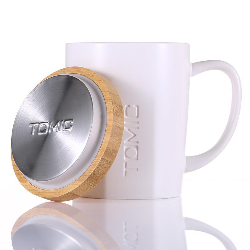 特美刻 TC1316U 马克骨瓷水杯 400ML 白色按（个）销售