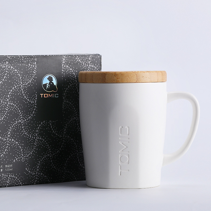 特美刻 TC1316U 马克骨瓷水杯 400ML 白色按（个）销售