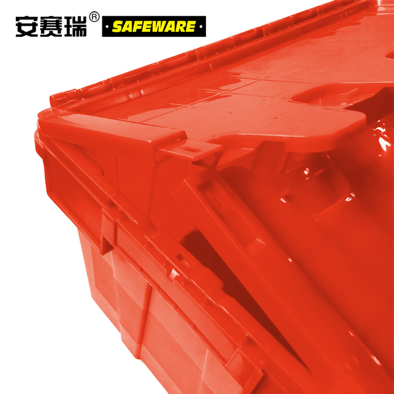 安赛瑞 23511 斜插式 储物箱 PC材质 600 *400 *320mm 红色 2.00 个/组按组销售