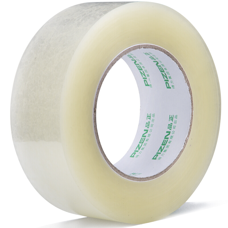 得力 30904 品正封箱胶带 45mm*200y*45um(透明)(6卷/筒)按筒销售