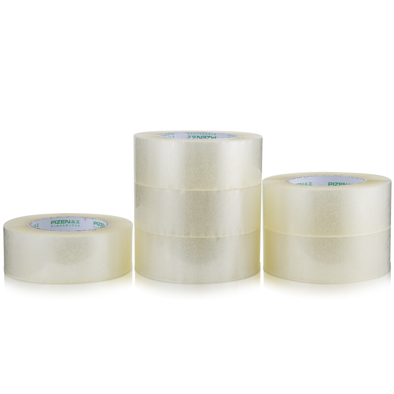 得力 30904 品正封箱胶带 45mm*200y*45um(透明)(6卷/筒)按筒销售