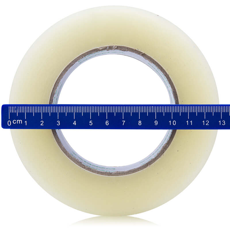 得力 30904 品正封箱胶带 45mm*200y*45um(透明)(6卷/筒)按筒销售