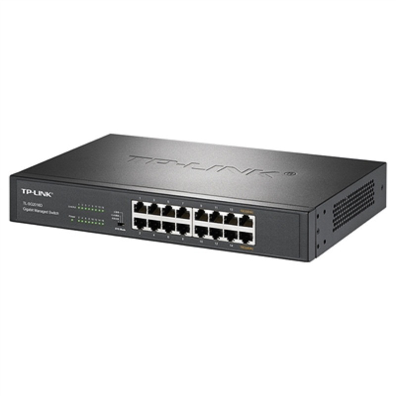 TP-LINK TL-SG2016D 简单网管交换机 全千兆Web网管交换机/16GE 黑色按（台）销售