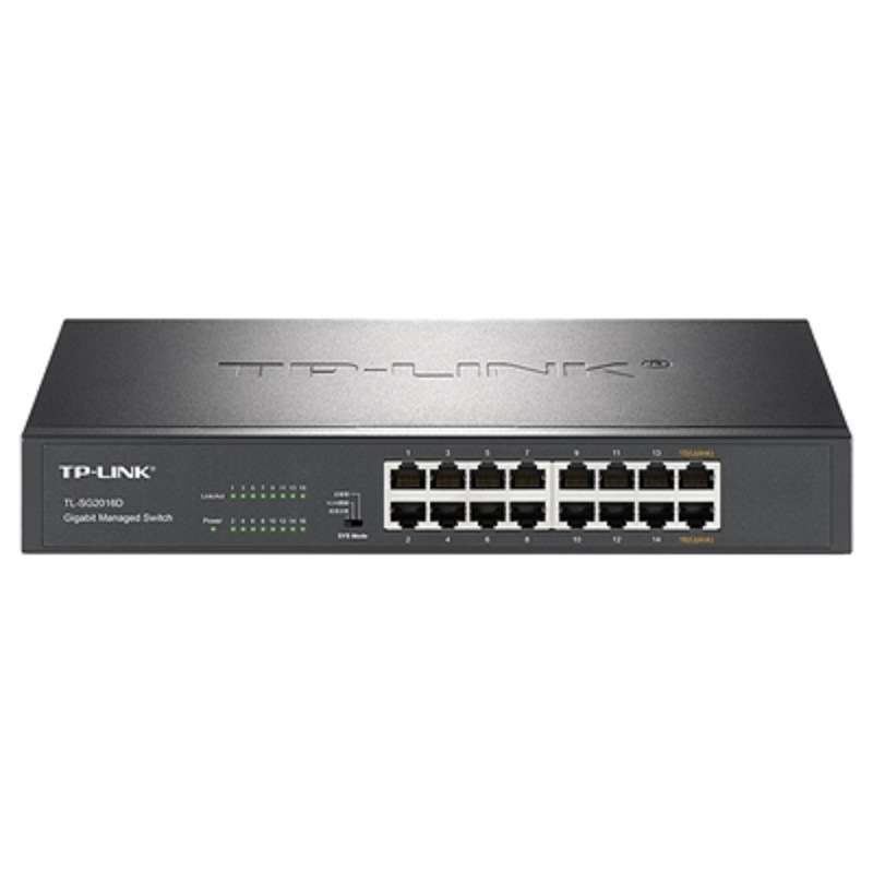 TP-LINK TL-SG2016D 简单网管交换机 全千兆Web网管交换机/16GE 黑色按（台）销售