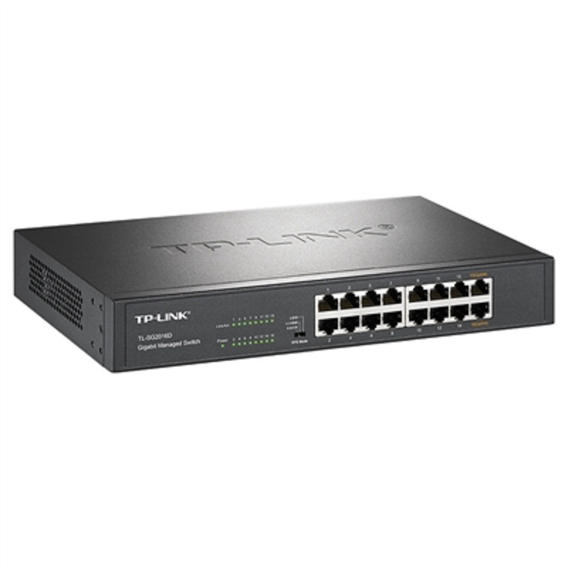 TP-LINK TL-SG2016D 简单网管交换机 全千兆Web网管交换机/16GE 黑色按（台）销售