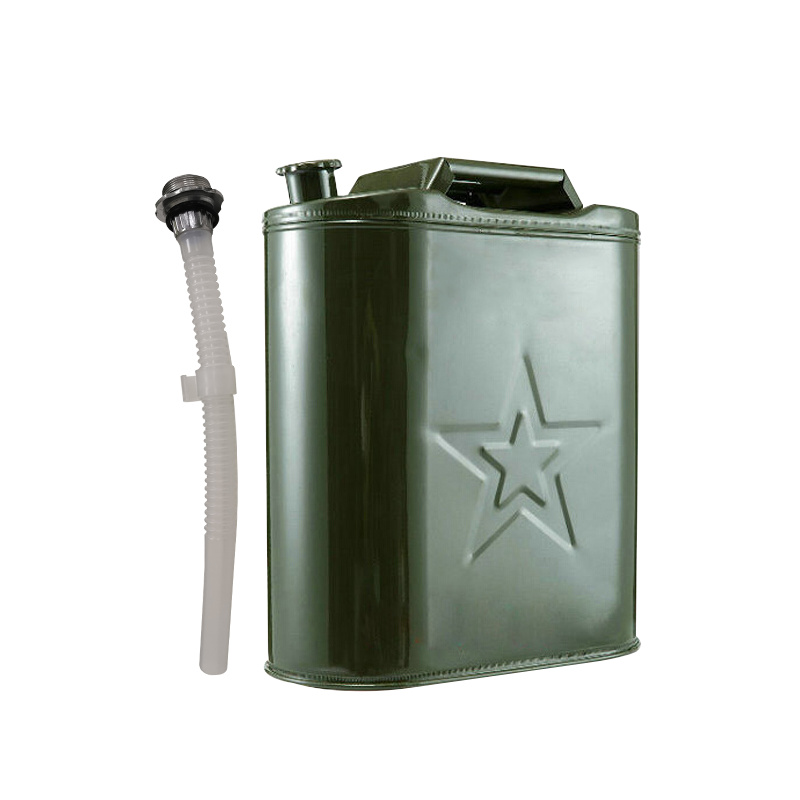 安赛瑞 25196 立式铁皮汽油桶 30L 军绿色按箱销售