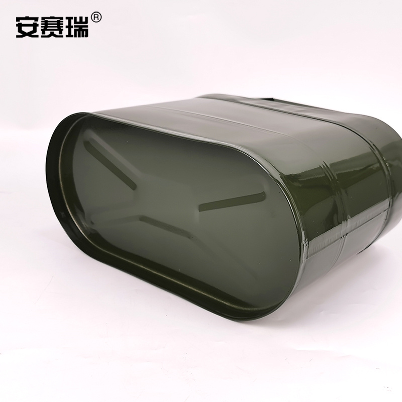 安赛瑞 25196 立式铁皮汽油桶 30L 军绿色按箱销售