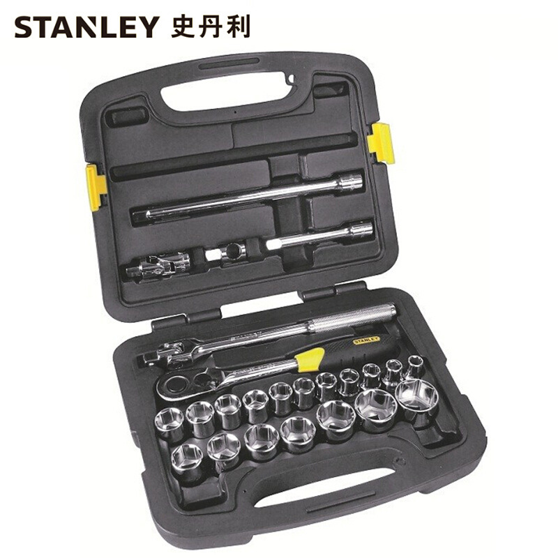 史丹利 91-939-22  史丹利综合性工具组套  24件套12.5MM系列公制组套按（个）销售