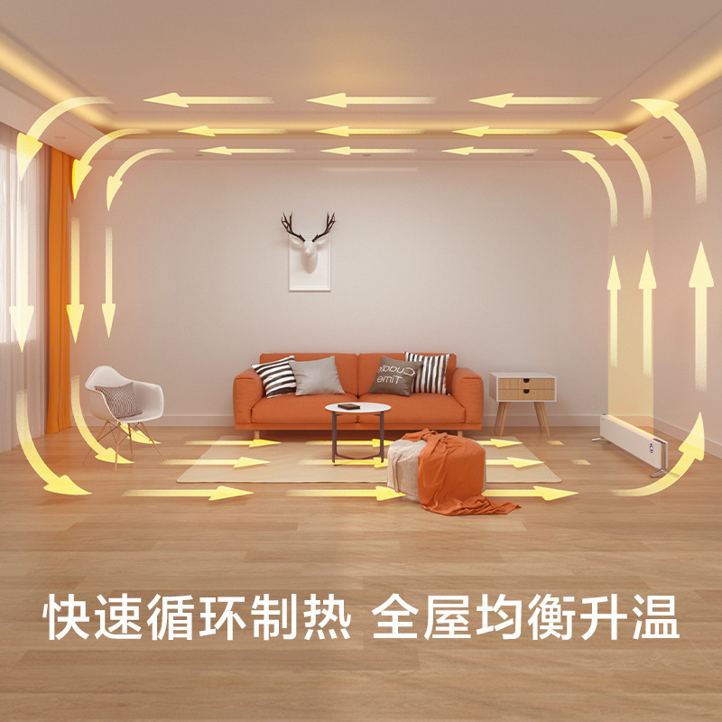飞利浦 AHR4144WKS 踢脚线取暖器（APP控制） 220V按（台）销售