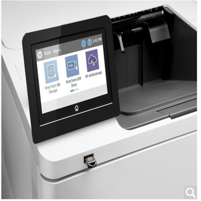 惠普 LaserJet Enterprise M610dn 黑白激光打印机 A4 白色  仅打印、有线网络、自动双面按台销售