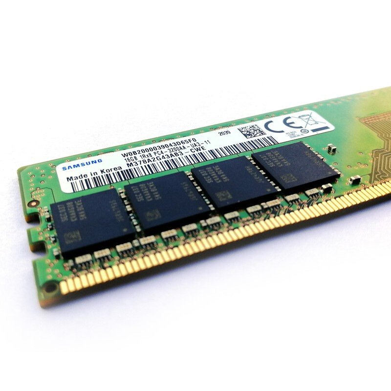 三星 3200 台式机内存条 16G DDR4 3200频率 绿色按个销售