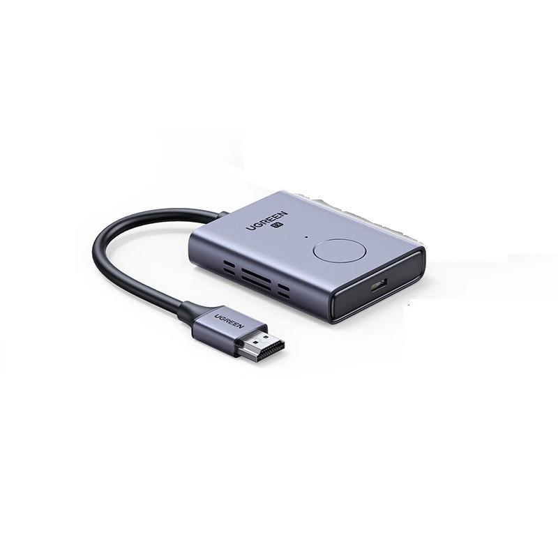 绿联 50633 HDMI无线投屏器 50m 传输 深空灰 彩盒包装 同屏器按(个)销售 绿联 50633 HDMI无线投屏器 50m 传输 深空灰 彩盒包装 同屏器按(个)销售