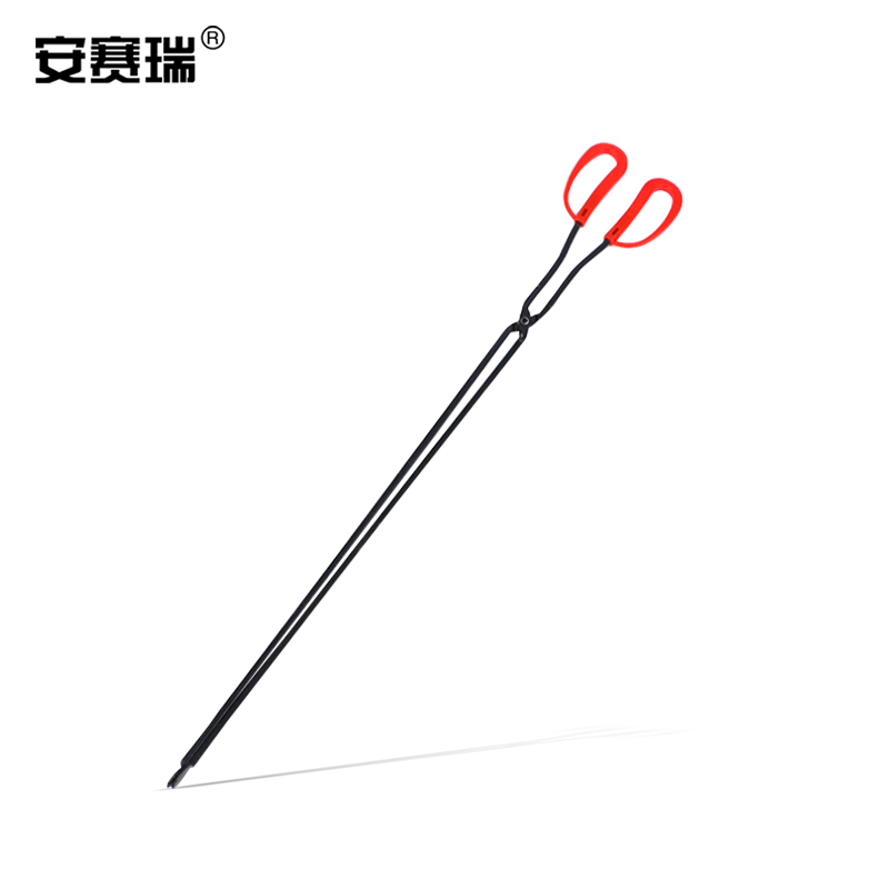 安赛瑞 711537 红塑柄垃圾夹 垃圾分类拾物器 70cm按件销售