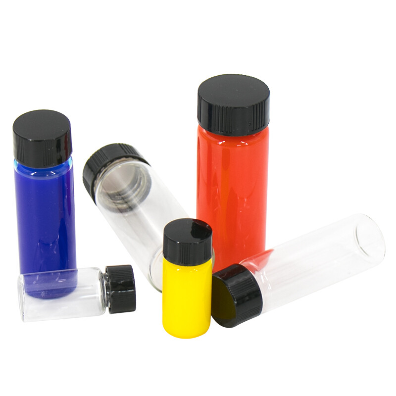 冰禹 BY-2468 透明玻璃螺口瓶 样品瓶 试剂瓶 菌种瓶 15ML100个按盒销售