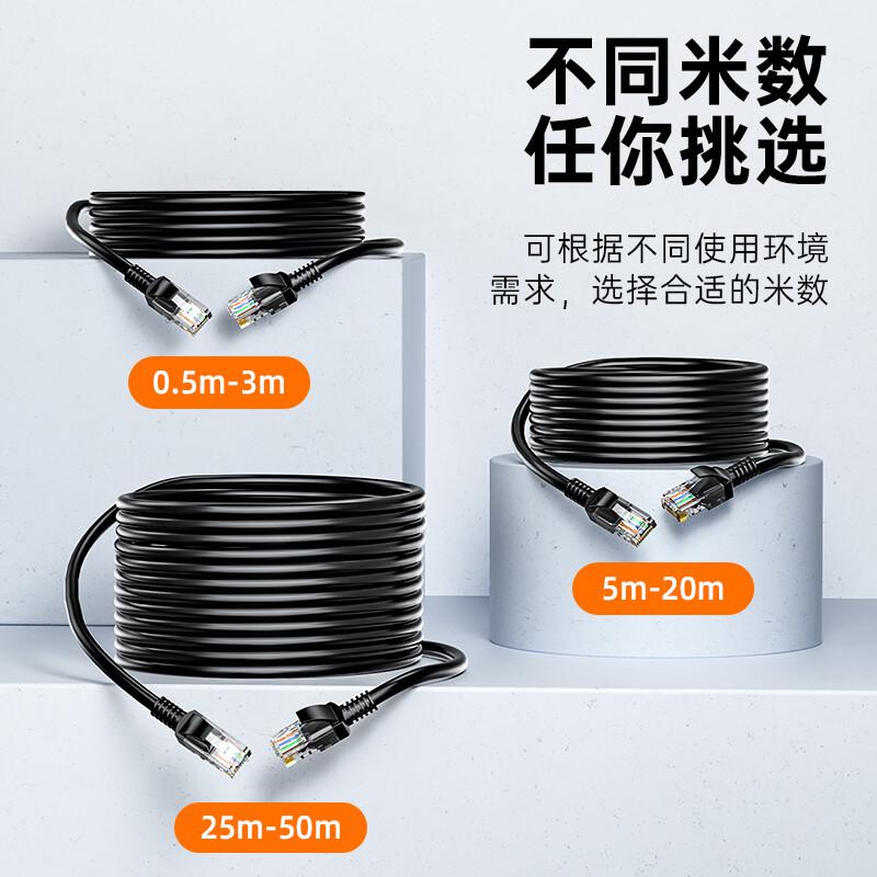 山泽 ZW-02 超五类网线 百兆 2米 贝吉色按条销售