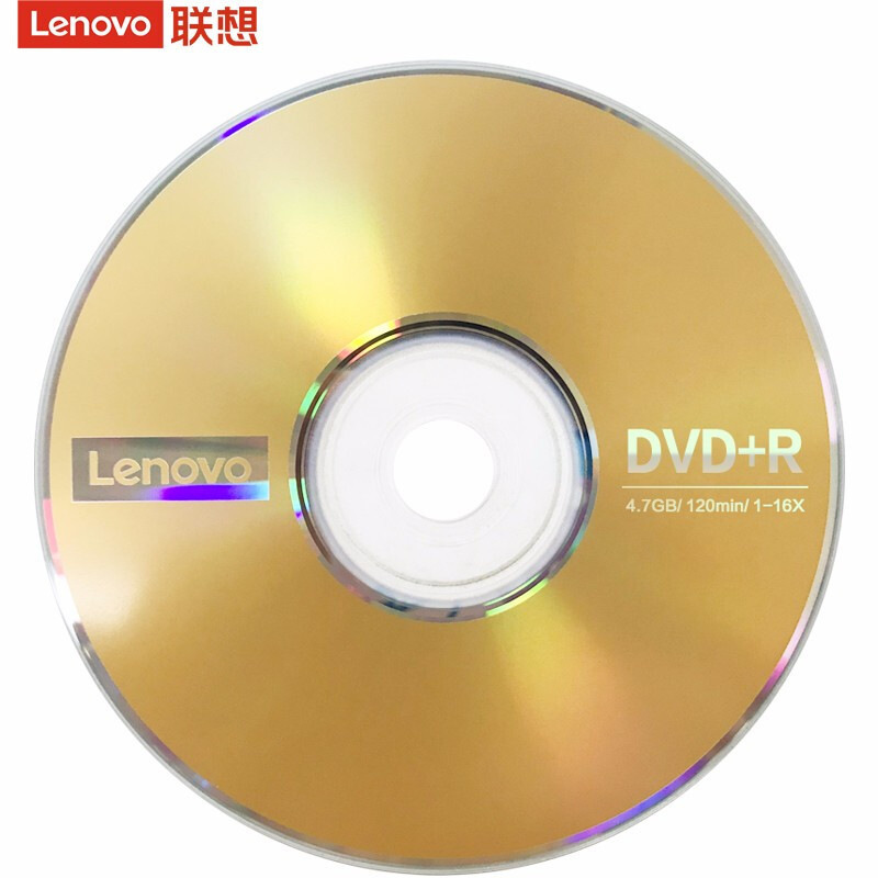 联想 DVD+R 光盘/刻录盘16速4.7GB台产档案系列空白光盘 桶装50片按（桶）销售