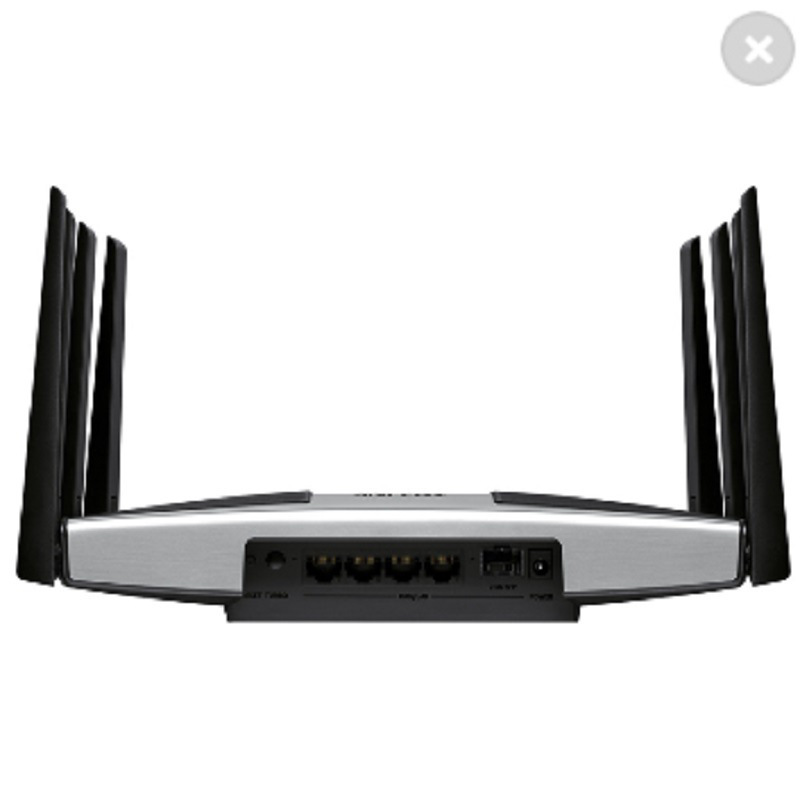 TP-LINK TL-XTR10280易展Turbo版 三频千兆无线路由器  Wi-Fi 6 AX10200 Super 黑色按件销售