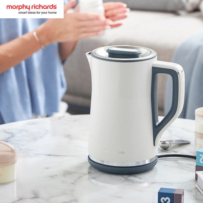 摩飞 MR6070 实时显温开水壶 1.5L 白色按（台）销售
