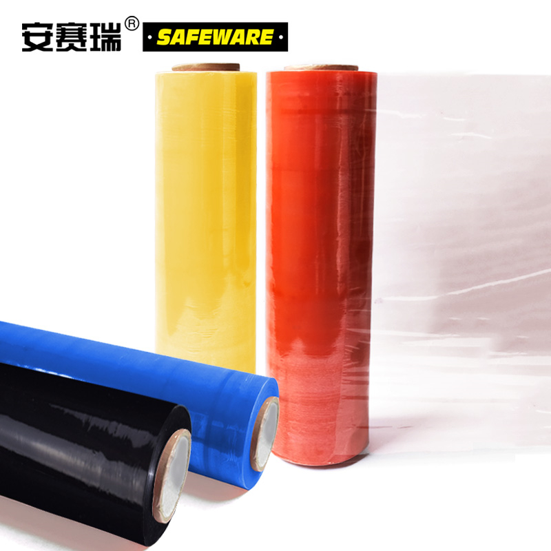 安赛瑞 10644 彩色缠绕膜 50cm×400m(1卷装)黑色按(卷)销售 安赛瑞 10644 彩色缠绕膜 50cm×400m(1卷装)黑色按(卷)销售