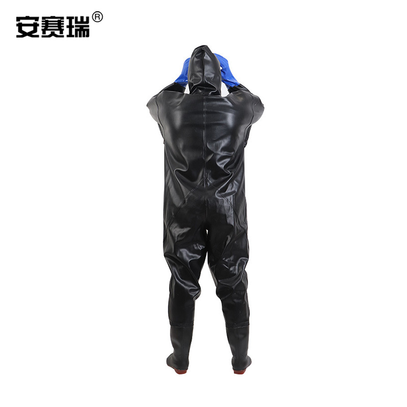安赛瑞 300079 全身连体下水裤 39（黑色）按件销售
