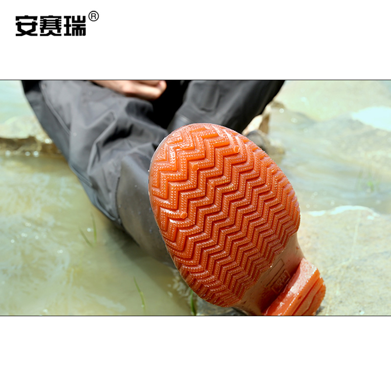 安赛瑞 300081 全身连体下水裤 41（黑色）按件销售