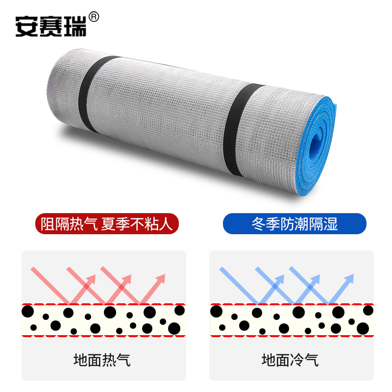 安赛瑞 310762 户外铝箔防潮垫 厚8mm长200cm宽60cm按(件)销售 安赛瑞 310762 户外铝箔防潮垫 厚8mm长200cm宽60cm按(件)销售