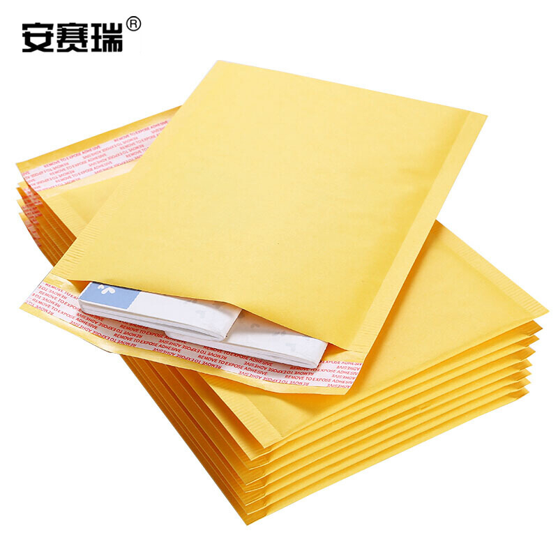 安赛瑞 10106 牛皮纸气泡袋 11×15cm+4cm（1000个装）按（件）销售