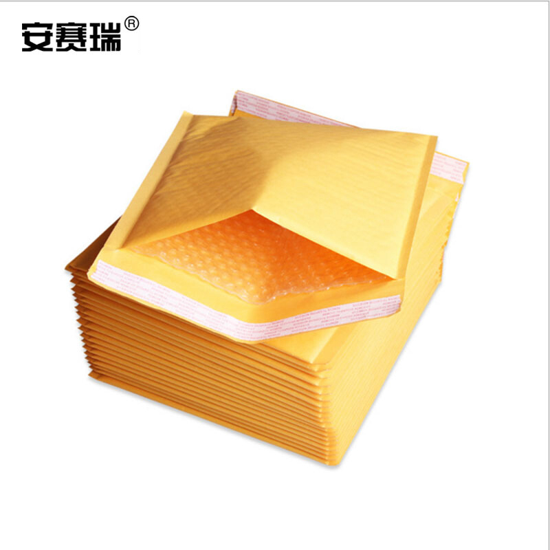安赛瑞 10106 牛皮纸气泡袋 11×15cm+4cm（1000个装）按（件）销售