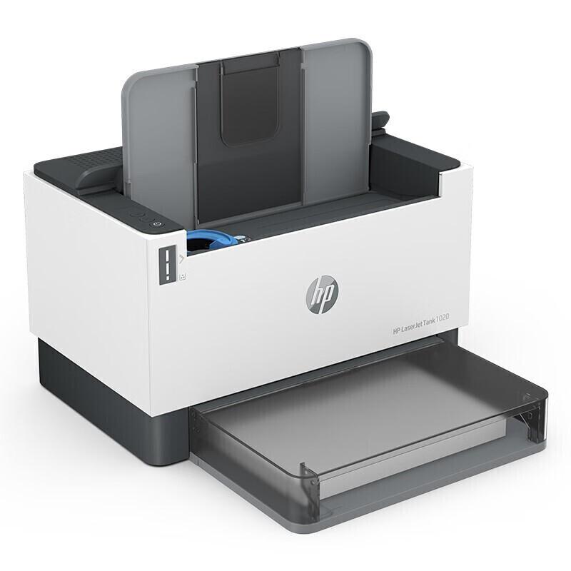 惠普 LaserJet Tank 1020 黑白激光大粉仓打印机 A4 黑白色 仅打印按台销售