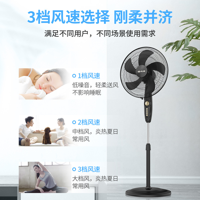 先锋 FS40-21B/DD2103 电风扇(落地扇) 56W 黑色按(台)销售 先锋 FS40-21B/DD2103 电风扇(落地扇) 56W 黑色按(台)销售
