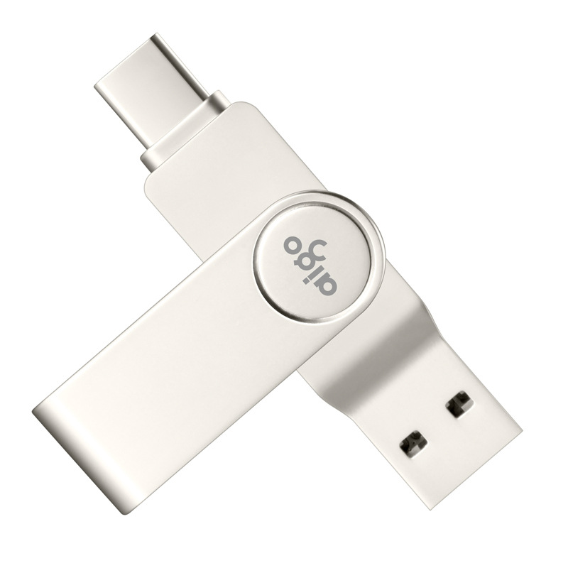 爱国者 U356 手机U盘 双接口手机电脑用 32GB Type-C USB3.1 银色按（个）销售