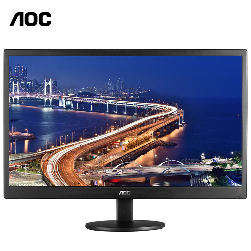 AOC E2070SWN 液晶显示器 19.5英寸 黑色按台销售
