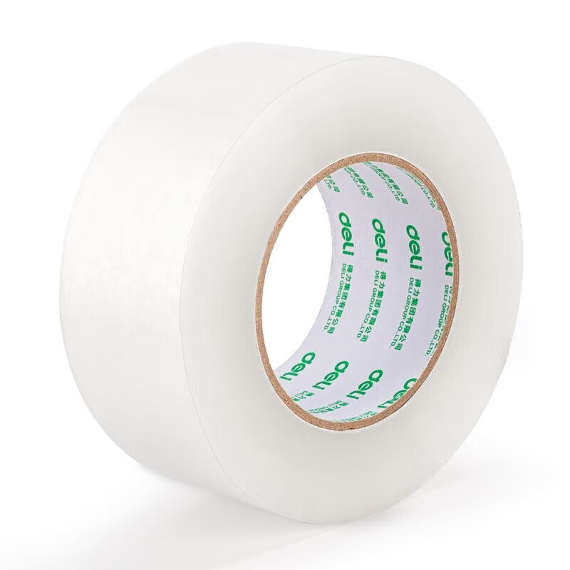 得力 30911 封箱胶带 48mm*60y*45um(普透) 6卷/筒按筒销售
