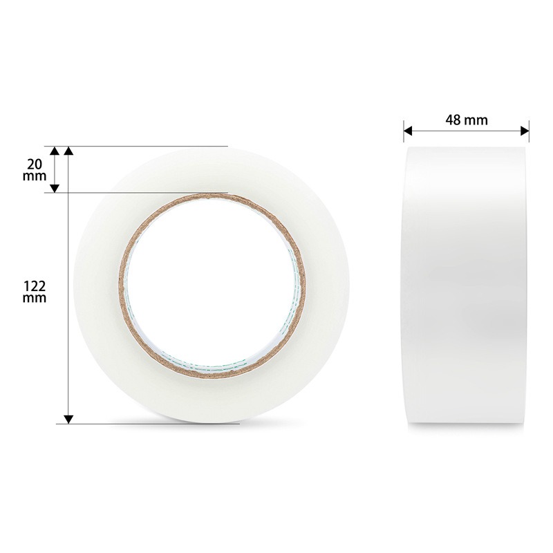 得力 30913 封箱胶带 48mm*150y*45um(普透) 6卷/筒按筒销售