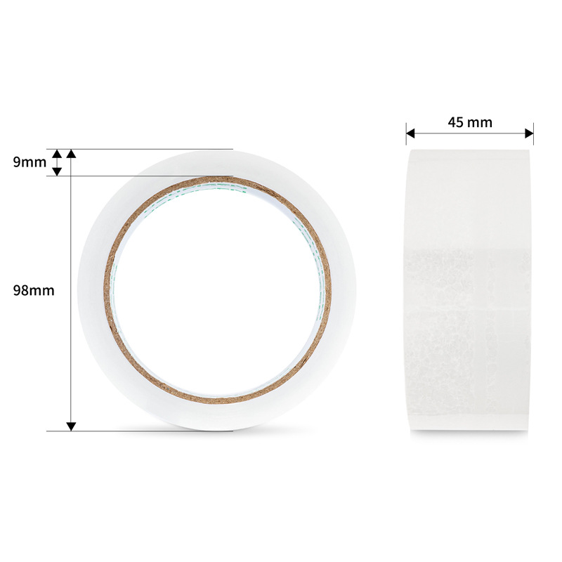 得力 30901 封箱胶带 45mm*60y*45um(普透) 6卷/筒按筒销售