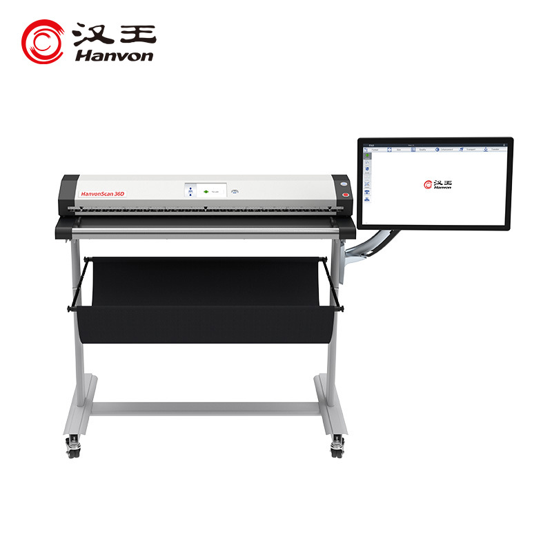 汉王 HanvonScan 36D 大幅面扫描仪 36英寸CIS 脱机使用 标配支架 21.5英寸触控屏 白色按（台）销售