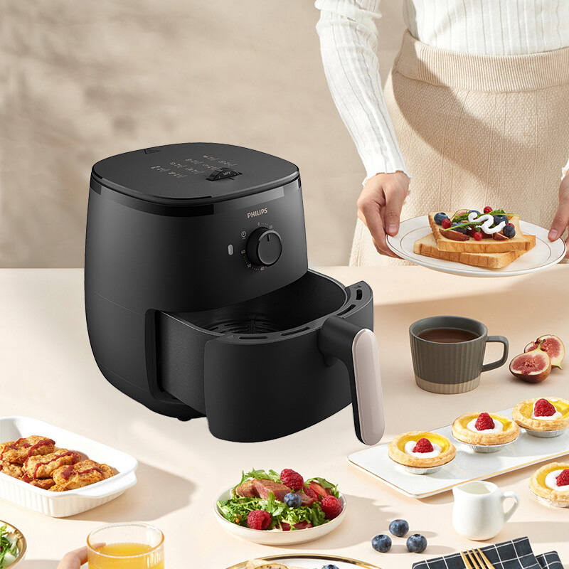 飞利浦 HD9100/80 空气炸锅 黑色按(台)销售 飞利浦 HD9100/80 空气炸锅 黑色按(台)销售