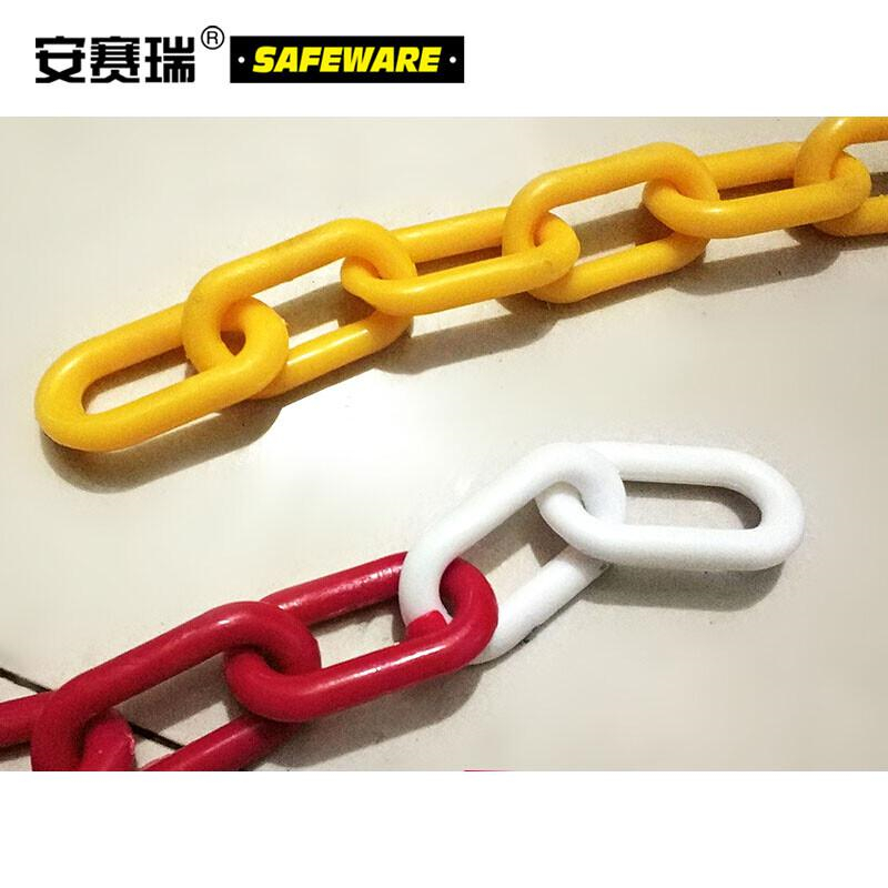 安赛瑞 10547 红白塑料链条 （5条装）长3m 红/白按（包）销售