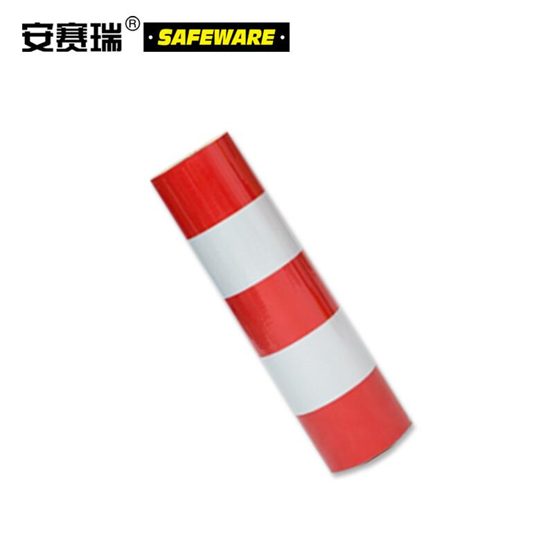 安赛瑞 13460 加厚款电线杆防撞反光贴膜 (3红2白) 50cm×50m 厚28μm 铝基膜按(张)销售 安赛瑞 13460 加厚款电线杆防撞反光贴膜 (3红2白) 50cm×50m 厚28μm 铝基膜按(张)销售