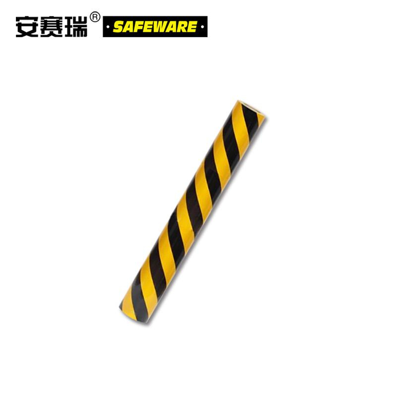 安赛瑞 13462 加厚款电线杆防撞反光贴膜 （黄黑条纹） 50cm×46m 厚18μm PET基材按（张）销售