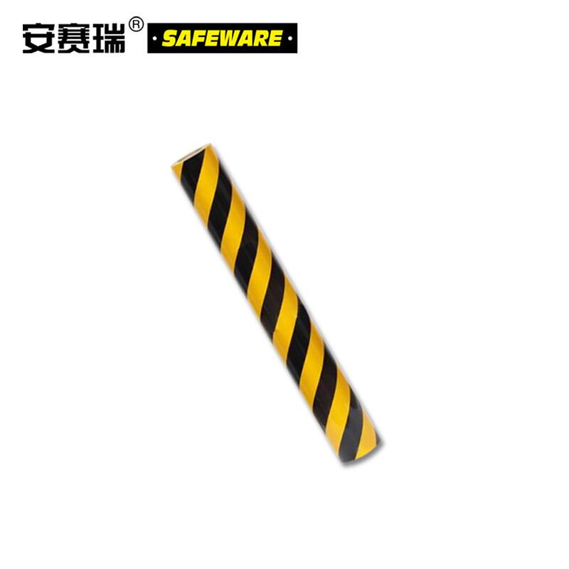 安赛瑞 13462 加厚款电线杆防撞反光贴膜 （黄黑条纹） 50cm×46m 厚18μm PET基材按（张）销售