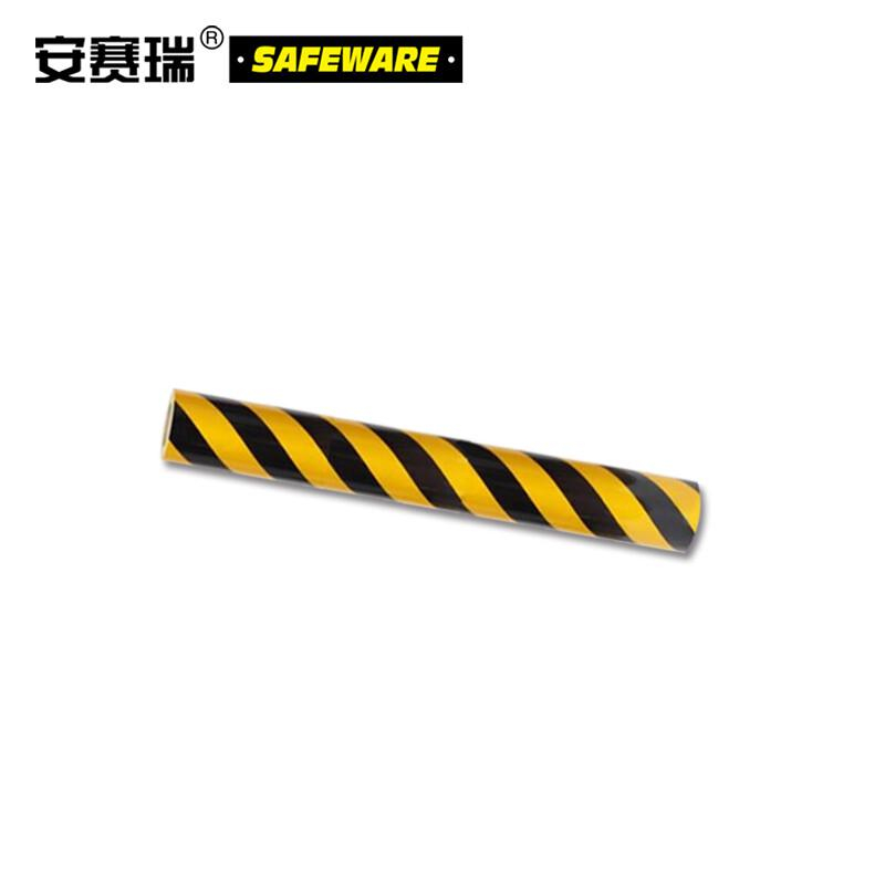 安赛瑞 13462 加厚款电线杆防撞反光贴膜 （黄黑条纹） 50cm×46m 厚18μm PET基材按（张）销售